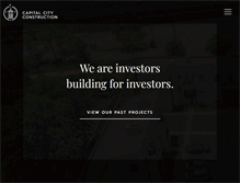 Tablet Screenshot of capitalcityconstructionllc.com